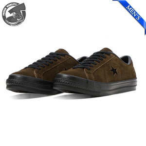 �y���������}���\��5/27(��)1:59�܂ŁzCONVERSE ONE STAR J SUEDE 33702410 �u���E��/�u���b�N �R���o�[�X �����X�^�[ J �X�G�[�h �����Y