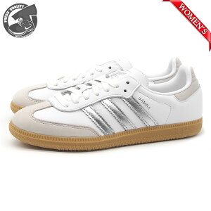 ADIDAS SAMBA OG W CLOUD WHITE/SILVER METALLIC/GREY ONE ji2725 �A�f�B�_�X �T���o OG W �N���E�h�z���C�g/�V���o�[ ���^���b�N/�O���[ ���� ���f�B�[�X