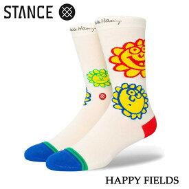 STANCE HAPPY FIELDS OFF WHITE A545D22HAP スタンス ハッピー フィールズ オフホワイト ソックス