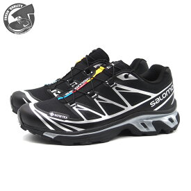 SALOMON XT-6 GTX BLACK/BLACK/FTW SILVER l47450600 サロモン アウトドア トレイルランニング ブラック/シルバー レディース メンズ