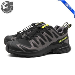 SALOMON XA PRO 3D V9 GORE-TEX BLACK/DARK GULL GRAY/ACID LIME L47987300 �T������ �G�b�N�X�G�[ �v�� 3D V9 �S�A�e�b�N�X �u���b�N/�_�[�N�K���O���[/�A�V�b�h���C�� �����Y