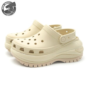CROCS MEGA CRUSH CLOG BONE 207988-2Y2 NbNX K NbV NbO {[ fB[X Y T_