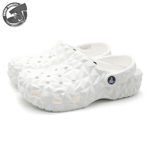 CROCS CLASSIC GEOMETRIC CLOGG WHITE 209563-100 クロックス クラシック ジオメトリック クロッグ ホワイト レディース メンズ サンダル