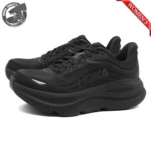 HOKA BONDI 9 W BLACK/BLACK 1162012-BBLC �z�J �{���_�C 9 ���f�B�[�X �u���b�N/�u���b�N