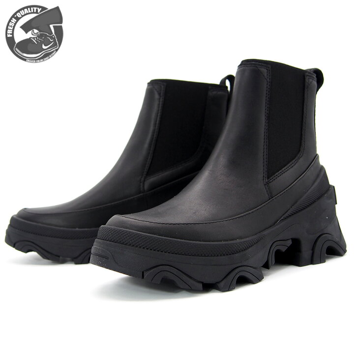 楽天市場】SOREL BREX BOOT CHELSEA WP BLACK/BLACK NL4302-010 ソレル 
