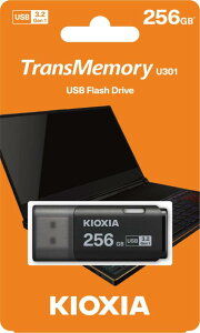 KIOXIA TransMemory U301 USB�t���b�V���h���C�u 256GB, LU301K256GG4