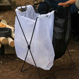 ゴミ袋 スタンド 折りたたみ式 簡易ゴミ箱 分別 レジ袋 キッチン キャンプ アウトドア 庭 掃除