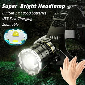 ヘッドライト LED LEDヘッドランプ 防水 ヘッド ライト 釣り アウトドア用 登山 防災 ライト 作業灯 CREE 災害対策 懐中電灯