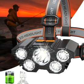 充電式ヘッドライト釣り 登山 アウトドア用 防災 停電