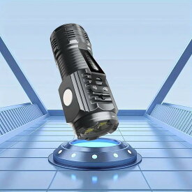 懐中電灯 強力ledライト 大容量5000mAh Type-C 充電式/電池式 単4電池対応 ハンディライト 最強 防災 高輝度フラッシュライト ズーム調整 超強力 アルミ合金 耐衝撃
