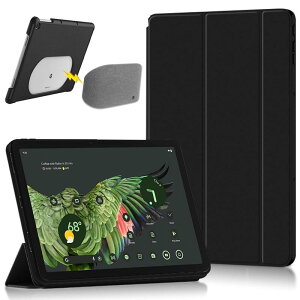 Google Pixel Tablet 2023 ��p �P�[�XPU���U�[ �O�[�O�� �s�N�Z�� Tablet �J�o�[ �V���v�� �C�菝�h�~ �y�� ���^ �h�Ռ� PU���U�[ �\�t�g Google Pixel Tablet �Ή��i�u���b�N�j
