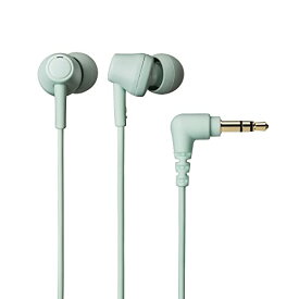 Audio Technica イヤホン ATH-CK350X カナル型 有線 グリーン 再生プラスチック配合 抗菌 ATH-CK350X GR 小型