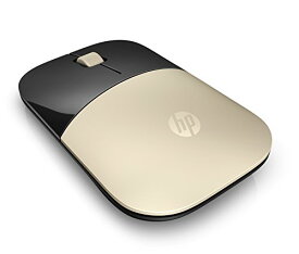 HPワイヤレスマウス 薄型 スタイリッシュ 2.4Ghz 無線接続 HP Blue Optical Technology Z3700 ゴールド(型番:X7Q43AA#UUF)