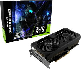 玄人志向 NVIDIA GeForce RTX3070Ti 搭載 グラフィックボード GDDR6X 8GB GALAKURO GAMINGモデル GG-RTX3070Ti-E8GB/DF