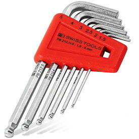 ピービースイスツールズ(PB Swiss Tools) 212H-5CN ボール付六角棒レンチセット 212H-5CN