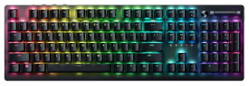 Razer DeathStalker V2 Pro Linear Optical Switch ゲーミングキーボード 薄型オプティカルスイッチ ワイヤレス 2.4GHz Bluetooth Type-C 40時間バッテリー持続 超耐久性コーティング加工のABSキーキャップ Chroma RGB 英語配列 デスストーカーブイツープロ リニアオプティカ