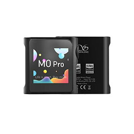 Shanling M0PRO 全3色 シャンリン ポケットサイズ ポータブル オーディオプレーヤー DAP USBデジタル入出力対応 Bluetooth対応 USB DAC 音楽 リピート機能 ミュージックプレーヤー 小型 ミニ 超軽量 3.5mm hifi ハイレゾ 【国内正規品】 (ブラック)