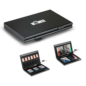 KIWIFOTOS 薄形 カードケース SD CF XQD MSD TF MicroSD Micro SD CFexpress TypeA カード収納 カード メモリーカード 複数枚収納可能 ソニー Sony A1 A7SIII A7S3 A7S III FX3 FX6 FX6V 軽量 携帯便利