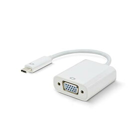 USB C ? VGA変換アダプタ Type C(Thunderbolt 3 互換) ディスプレイアダプタ 1080P @60Hz HD携?型 タイプc VGA変換コネクタ Windows 10/8.1/8/7/Vista/XP & MAC OS対応