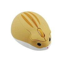 RUUNNER? かわいいハムスターマウス ワイヤレスマウス 2.4GHz? おしゃれ 小型? 軽量? 高精度 人間工学 持ち運び便利 無線 光学式 面白いハムスターの形のマウス USBレシーバー付き 子供/女性/小さな手の人に適用?イエロー