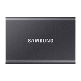 Samsung T7 2TB 最大転送速度1,050MB/秒 PS4/PS5動作確認済み USB3.2 Gen2 外付けSSD (ポータブルSSD) グレー MU-PC2T0T/EC 国内正規保証品