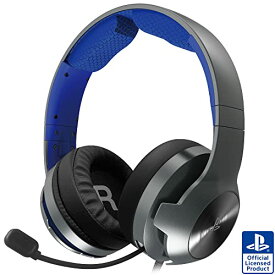 【SONYライセンス商品】ホリ ゲーミングヘッドセット プロ for PlayStationR5, PlayStationR4, PC ブルー【PS5対応】