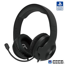 【PS5動作確認済】ホリゲーミングヘッドセット スタンダード for PlayStationR4 ブラック【SONYライセンス商品】
