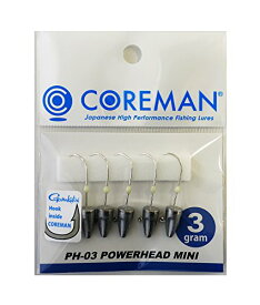 COREMAN(コアマン) ジグヘッド PH-03 パワーヘッドミニ #001 アンペイント(無塗装).