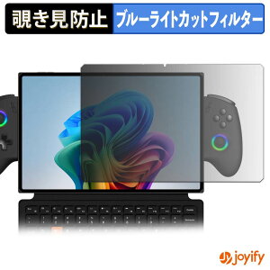 �y �`�����h�~ 180�x �z�t�B���� One-Netbook ONEXPLAYER X2 �v���C�o�V�[�t�B���^�[ �ی�t�B���� �u���[���C�g�J�b�g �`���ݖh�~�t�B���� �̂������h�~ �A���`�O���A ��ʕی�
