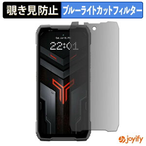 �y �`�����h�~ 180�x �z�t�B���� Blackview XPLORE 6 ( ���C���f�B�X�v���C ) �v���C�o�V�[�t�B���^�[ �ی�t�B���� �u���[���C�g�J�b�g �`���ݖh�~�t�B���� �̂������h�~ �A���`�O���A ��ʕی�