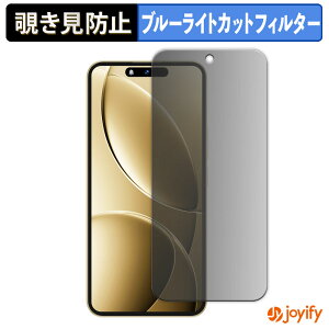 �y �`�����h�~ 180�x �z�t�B���� OUKITEL P1 Pro �v���C�o�V�[�t�B���^�[ �ی�t�B���� �u���[���C�g�J�b�g �`���ݖh�~�t�B���� �̂������h�~ �A���`�O���A ��ʕی�