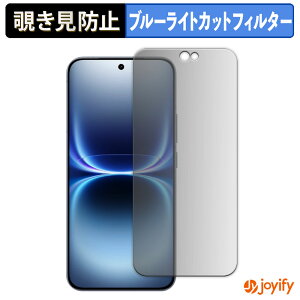 �y �`�����h�~ 180�x �z�t�B���� vivo iQOO 15 Ultra �v���C�o�V�[�t�B���^�[ �ی�t�B���� �u���[���C�g�J�b�g �`���ݖh�~�t�B���� �̂������h�~ �A���`�O���A ��ʕی�