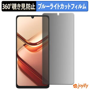 【 覗き見防止 360度 】フィルム DOOGEE Note 58 / 58 Pro プライバシーフィルター 保護フィルム ブルーライトカット 覗きみ防止フィルム のぞき見防止 アンチグレア 画面保護