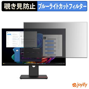 �y �`�����h�~ �^�u�V�[���� �z�t�B���� Lenovo ThinkVision T27UD-40 �ی�t�B���� ���E�� �u���[���C�g�J�b�g �`���ݖh�~�t�B���� �̂������h�~ ��ʕی샂�j�^�[
