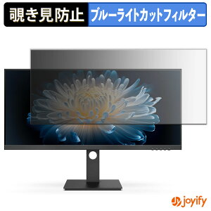 【 覗き見防止 タブシール式 】フィルム INNOCN 29C1F-D 保護フィルム 着脱式 ブルーライトカット 覗きみ防止フィルム のぞき見防止 画面保護モニター