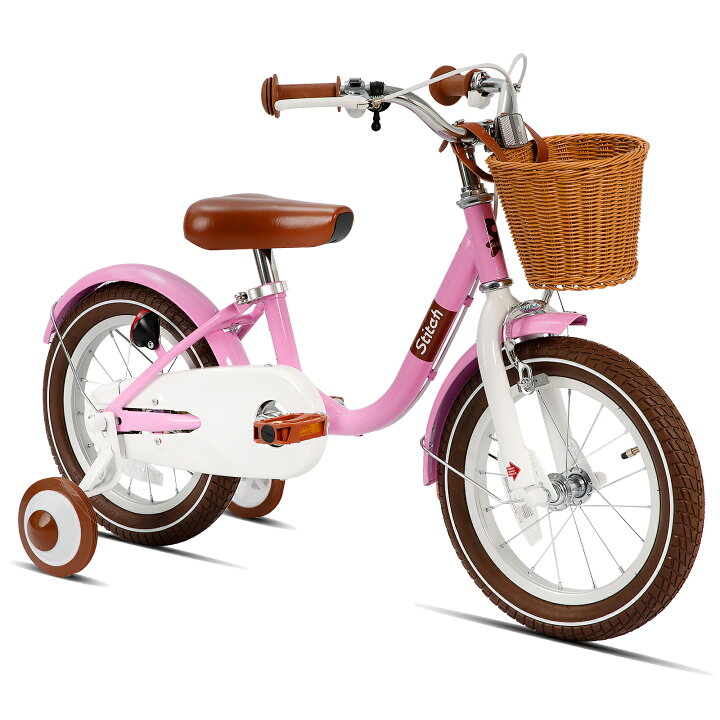 楽天市場】☆送料無料☆ STITCH 子供用自転車 Giggling 12、16、18 
