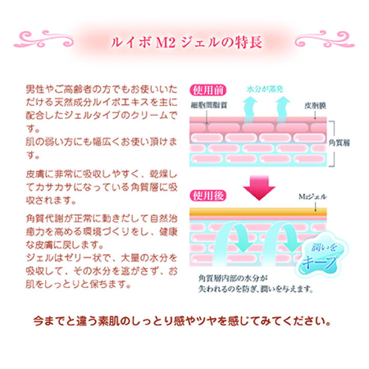 楽天市場】【ルイボスエキス配合 保湿ジェルクリーム】ルイボM2ジェル 