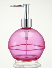 ラウンドシェイプディスペンサー/バスボトル/ショッキングピンク【パルマート】