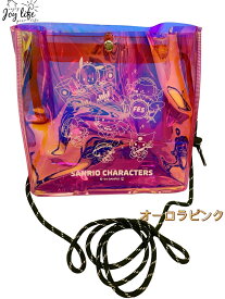[メール便送料無料]　サンリオ斜め掛けかばん/ 　ミニショルダーバッグ/ 　マチ付きショルダー/　女の子バッグ/サンリオバッグ/オーロラピンク/オーロラブルー