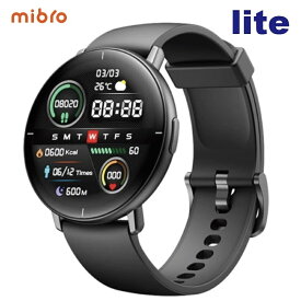 日本国内発送 Mibro Lite スマートウォッチ 常時点灯可　常時表示可能 スリムモデル 本体セット Bluetooth 国内在庫即納品 ( Xiaomi mibro )