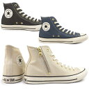 コンバース CONVERSE スニーカー オールスター ゴールドジップ HI ハイカット メンズ レディース サイドジップ ALL STAR GOLD ZIP HI