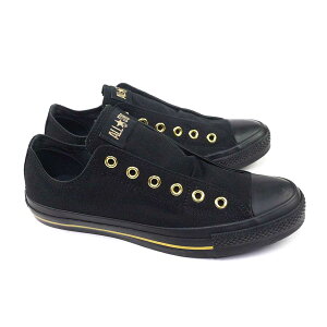 �R���o�[�X CONVERSE �X���b�|�� �I�[���X�^�[ �S�[���h�X�g���C�v �X���b�v OX �X�j�[�J�[ �����Y ���f�B�[�X 2way ALL STAR GOLDSTRIPE SLIP OX 25�H�~�V��