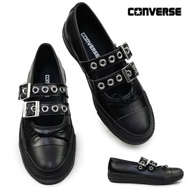 コンバース オールスター BL メニーアイレッツ OX レディース スニーカー 甲ストラップ 黒 モード CONVERSE ALL STAR BL MANYEYELETS OX