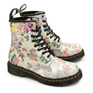 Dr.Martens 8z[ u[c 1460 fB[X ԕ t[vg V[g [Nu[c 8AC Ki hN^[}[` Core Print 1460 FLORAL MASH UP BACKHAND