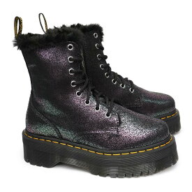 【あす楽】Dr.Martens JADON FL ジェイドン FL DM 8ホール 厚底 ブーツ レディース メタリック フェイクファー プラットフォーム 本革 ドクターマーチン QUAD RETRO JADON FL DM 8 EYE BOOT