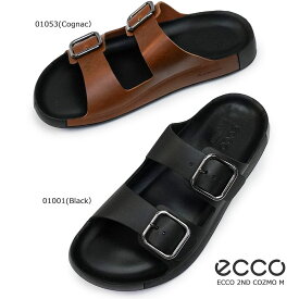 【あす楽】エコー ECCO 靴 レザー サンダル メンズ 500934 ビックバックル 本革 カジュアル コンフォート ソフトレザー 軽量 2ND COZMO M