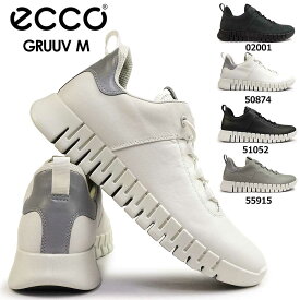【あす楽】エコー ECCO 靴 レザースニーカー メンズ 525204 GRUUV M ウォーキングシューズ 本革 カジュアルシューズ GRUUV M