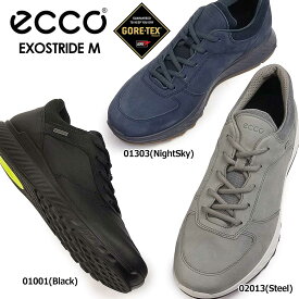 【あす楽】エコー ECCO 靴 防水 ゴアテックス レザースニーカー アウトドア メンズ 835304 エクソストライド M 本革 カジュアルシューズ EXOSTRIDE M