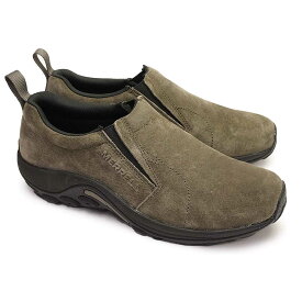 【あす楽】メレル MERRELL メンズ スニーカー ジャングルモック アイス プラス スリッポン スエード 防滑 撥水 カジュアルシューズ ウォーキング 本革 JUNGLE MOC ICE+