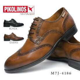 【ポイント最大10倍セール】ピコリノス PIKOLINOS 靴 メンズ M7J-4186 ウイングチップ PK-337 本革 ビジネスシューズ BRISTOL M7J